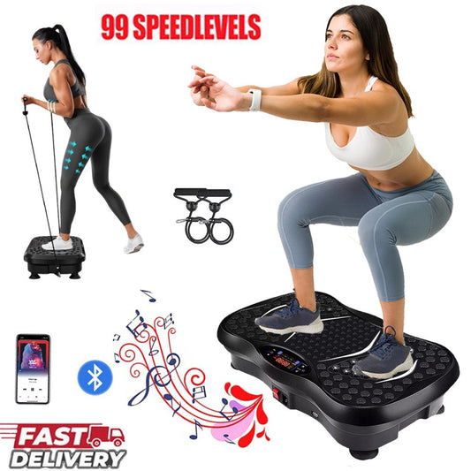 Vibration Plate Power Body Shaker Vibrating Machine Massager Platform Exercise