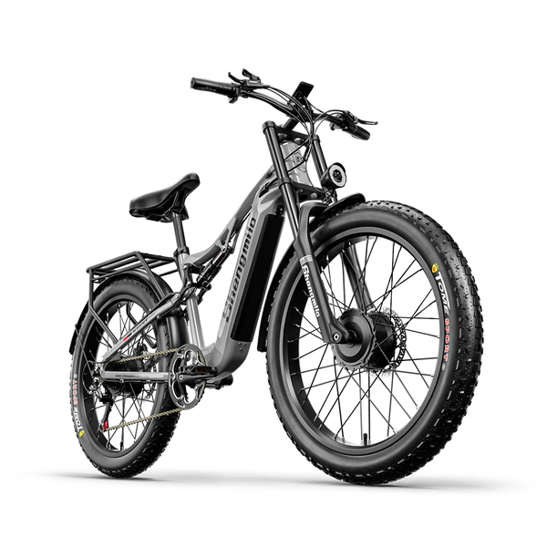 S600 Adult Electric Bicycle, 1000W*2 Motor, 48V840WH Battery, 26-Inch Fat Tire Mountain Electric Bic