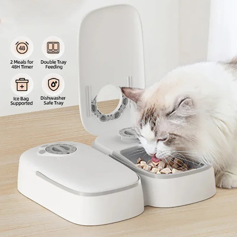 Automatic Wet Cat&Dog Food Feeder – Smart Timed Feeder for Healthy Cats&Dogs
