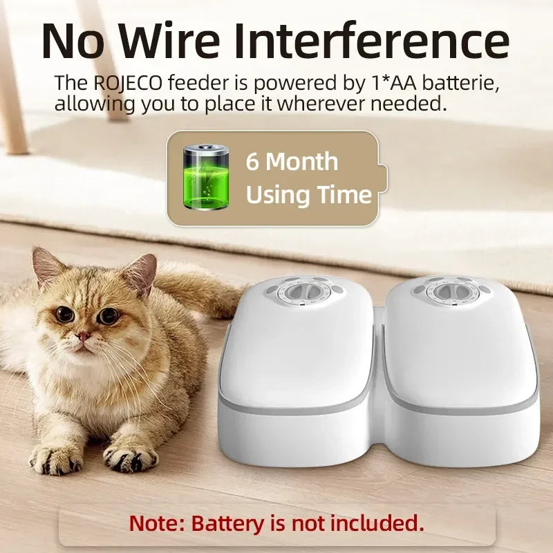 Automatic Wet Cat&Dog Food Feeder – Smart Timed Feeder for Healthy Cats&Dogs