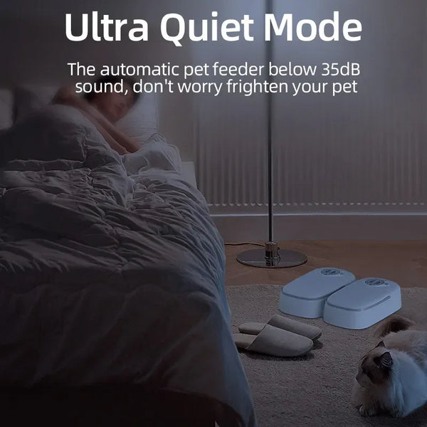 Automatic Wet Cat&Dog Food Feeder – Smart Timed Feeder for Healthy Cats&Dogs