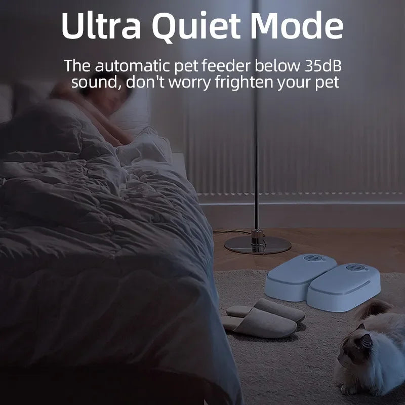 Automatic Wet Cat&Dog Food Feeder – Smart Timed Feeder for Healthy Cats&Dogs