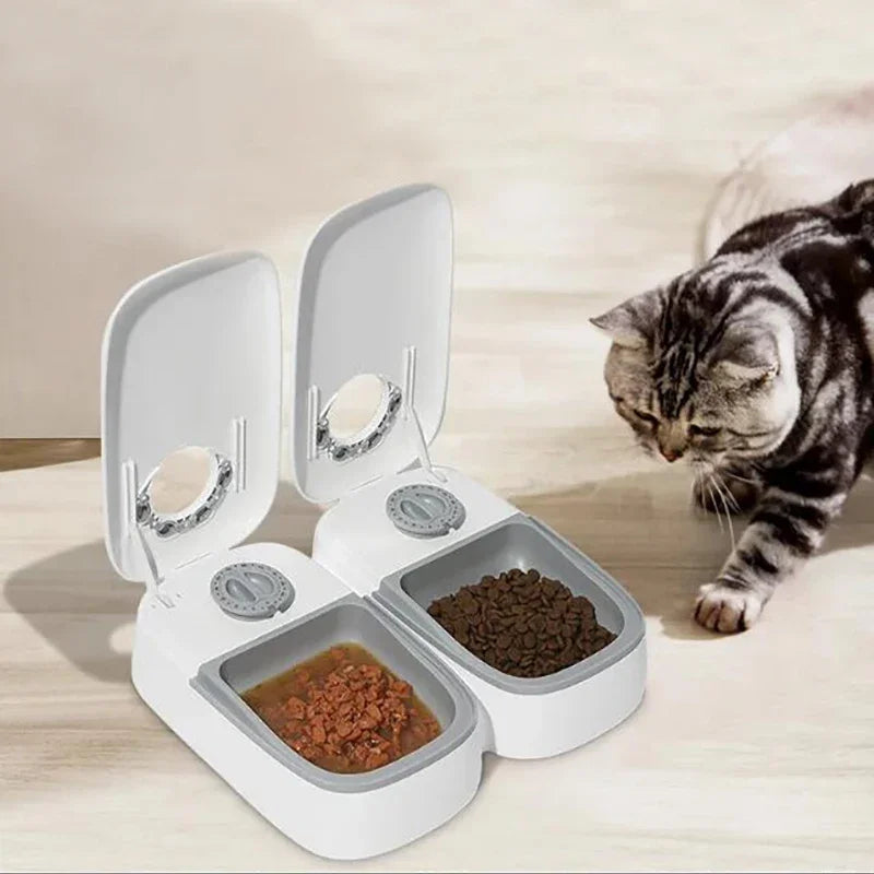 Automatic Wet Cat&Dog Food Feeder – Smart Timed Feeder for Healthy Cats&Dogs