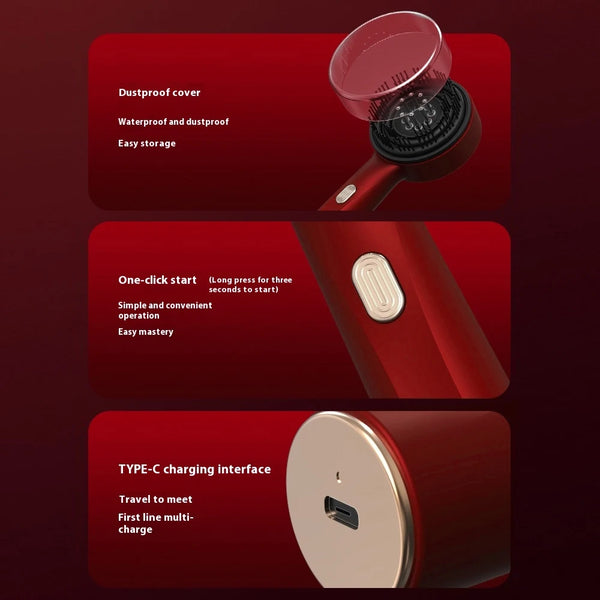 Cordless Scalp Massager Brush – Electric Hair Oil & Scalp Massage Tool