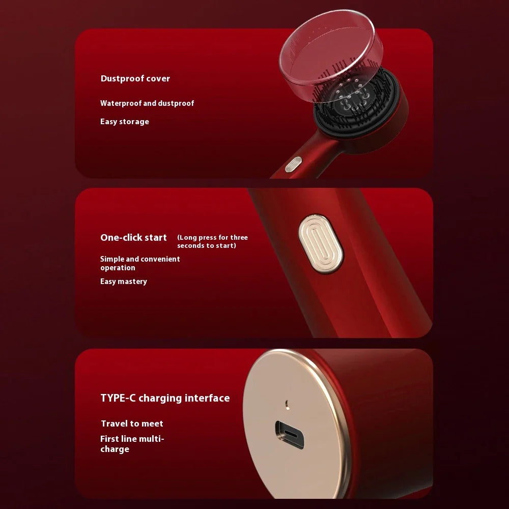 Cordless Scalp Massager Brush – Electric Hair Oil & Scalp Massage Tool