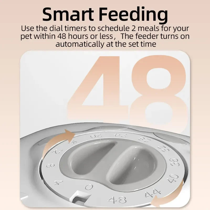 Automatic Wet Cat&Dog Food Feeder – Smart Timed Feeder for Healthy Cats&Dogs